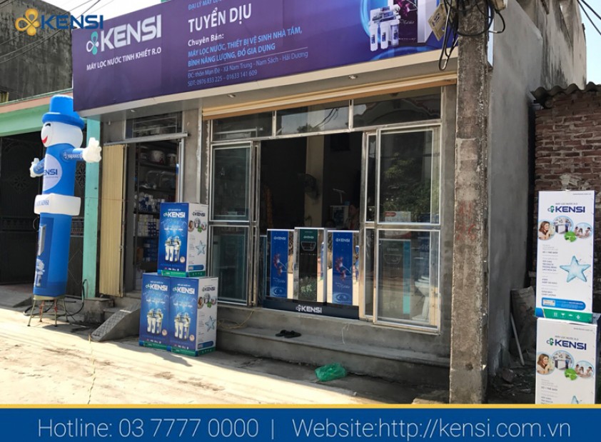 Đại lý chính hãng máy lọc nước Kensi Tuyển Dịu khuyến mãi tưng bừng 30 tháng 4